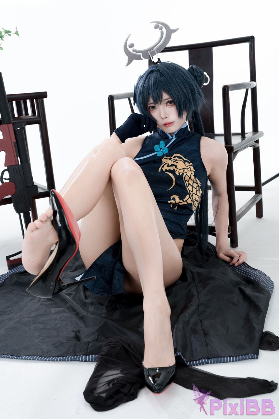 Cosplayer Your face is round and Azure Files Concubine Longhua PixiBB.COM 123