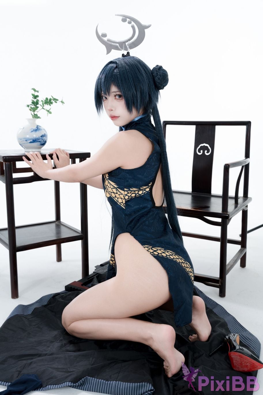 Cosplayer Your face is round and Azure Files Concubine Longhua PixiBB.COM 126