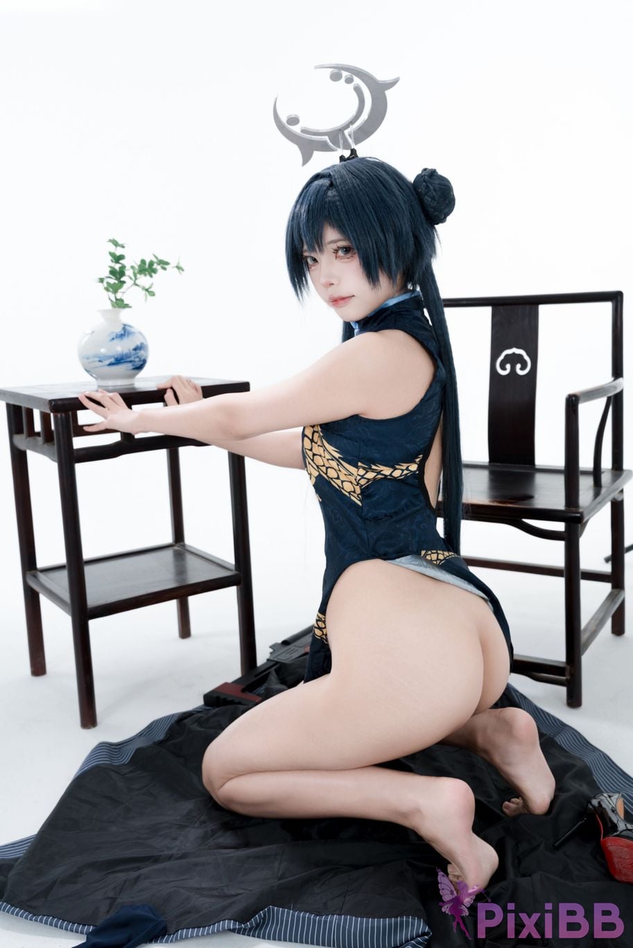 Cosplayer Your face is round and Azure Files Concubine Longhua PixiBB.COM 127