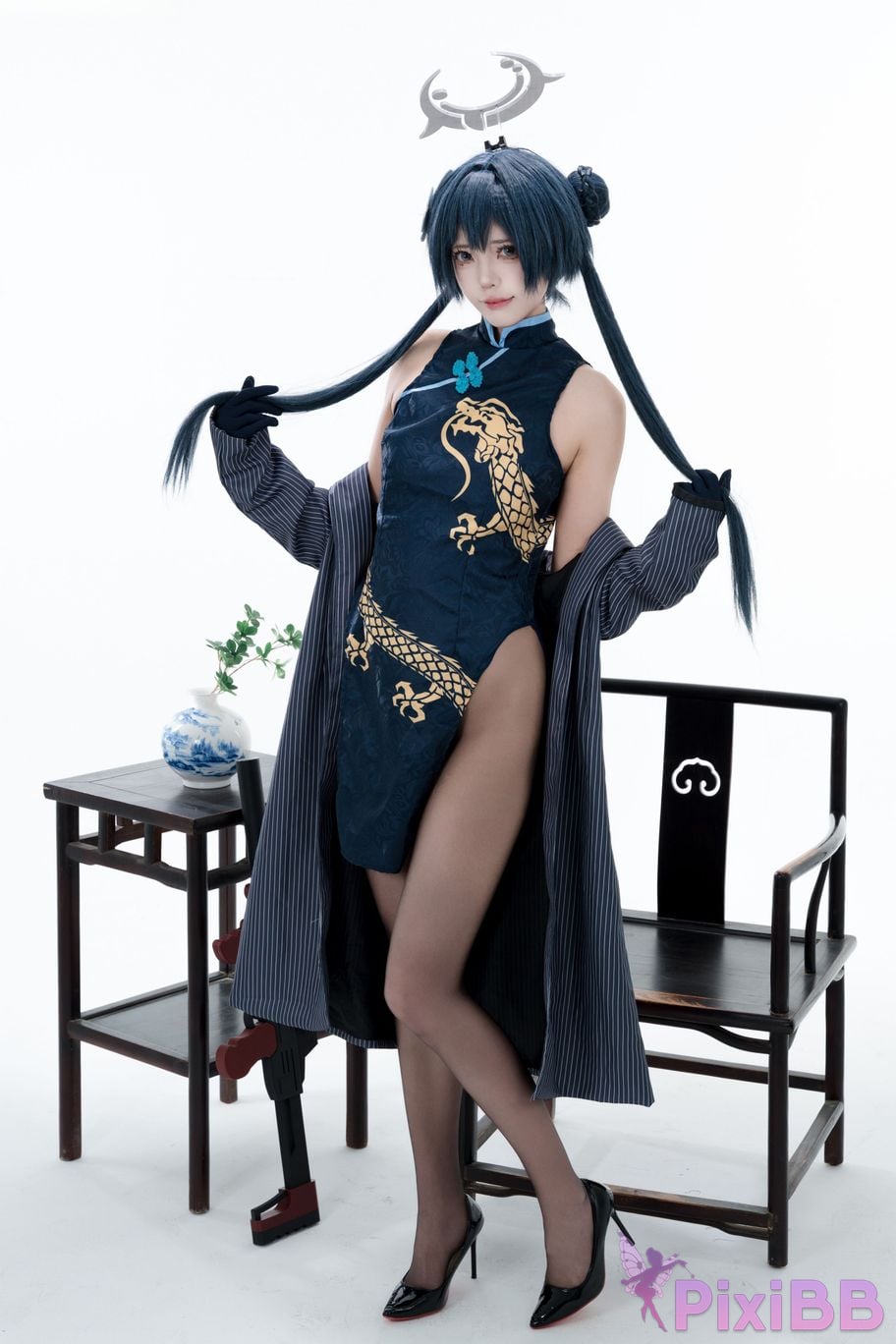 Cosplayer Your face is round and Azure Files Concubine Longhua PixiBB.COM 129