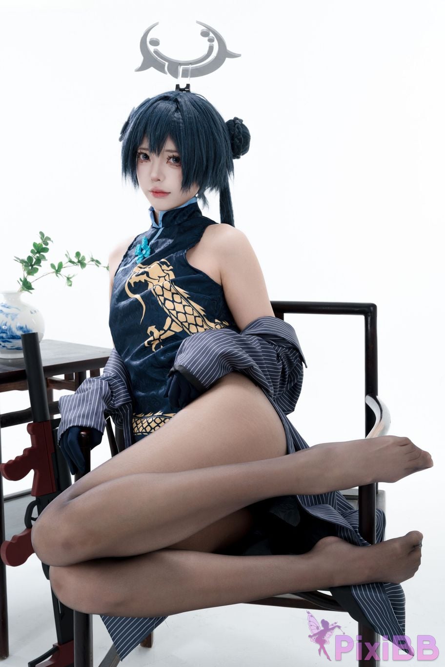 Cosplayer Your face is round and Azure Files Concubine Longhua PixiBB.COM 132