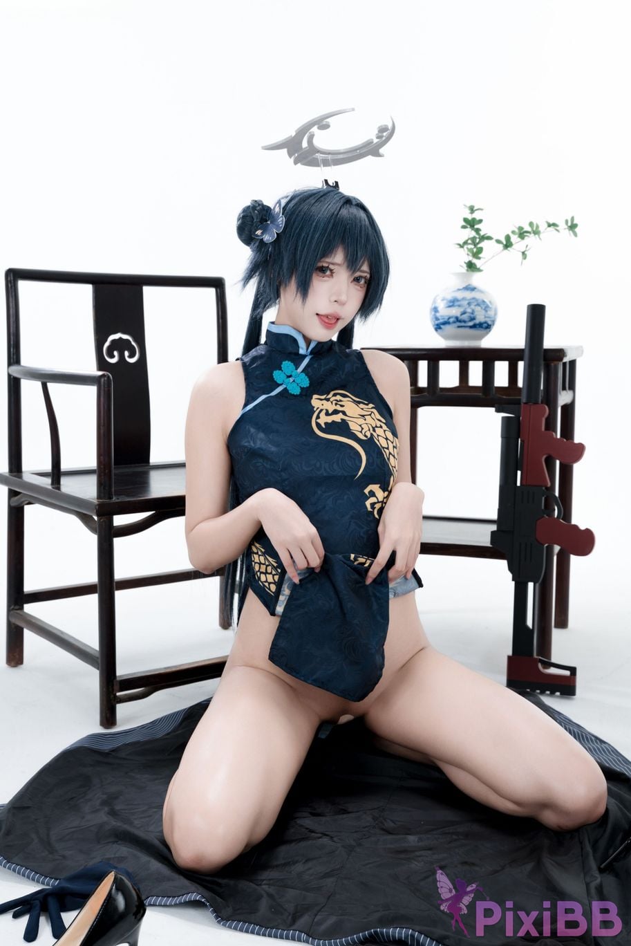 Cosplayer Your face is round and Azure Files Concubine Longhua PixiBB.COM 134