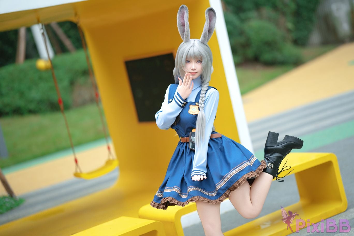 Cosplayer Bangni Bonnie Officer Rabbit S PixiBB.COM 004