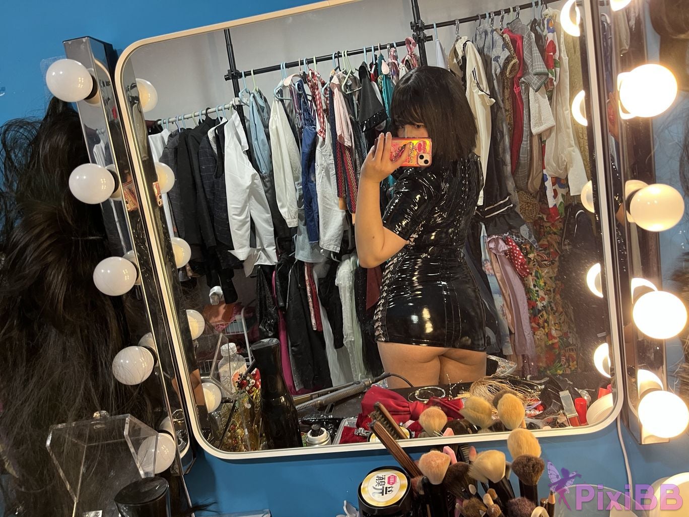 Cosplayer Ah Ban is very happy today dark nurse PixiBB.COM 085