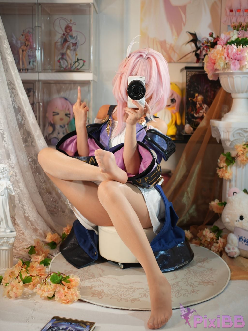 Cosplayer white oak Shirly Xi Lian PixiBB.COM 032