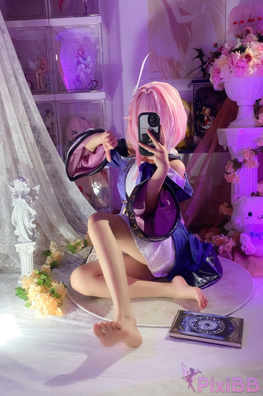 Cosplayer white oak Shirly Xi Lian PixiBB.COM 123