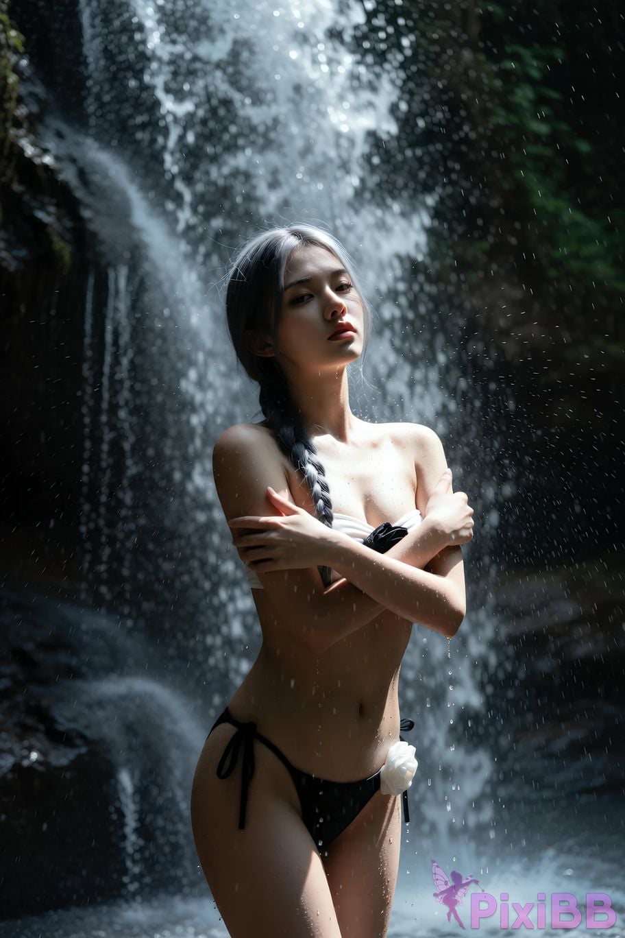 AIGirl Senior Sister Xilei ruby beach PixiBB.COM 075