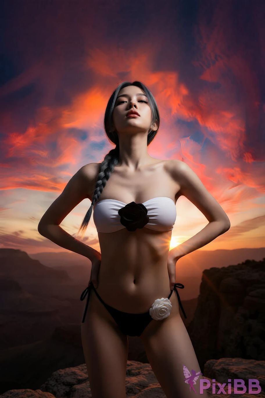 AIGirl Senior Sister Xilei ruby beach PixiBB.COM 085