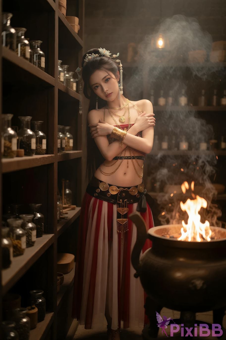 AIGirl cat fairy Cultivation PixiBB.COM 055