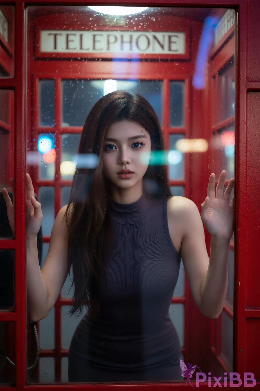 AIGirl luna telephone booth PixiBB.COM 001
