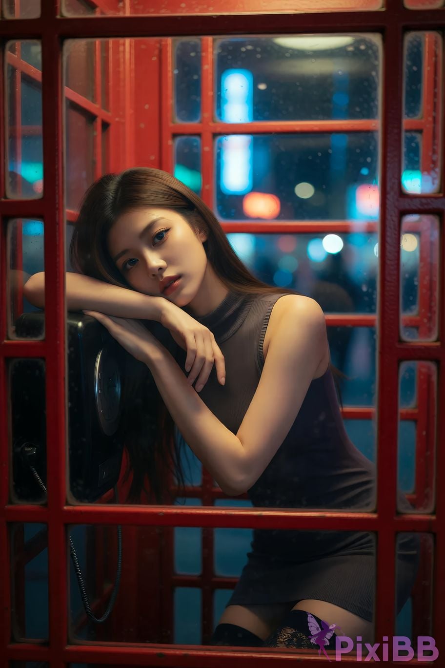 AIGirl luna telephone booth PixiBB.COM 002