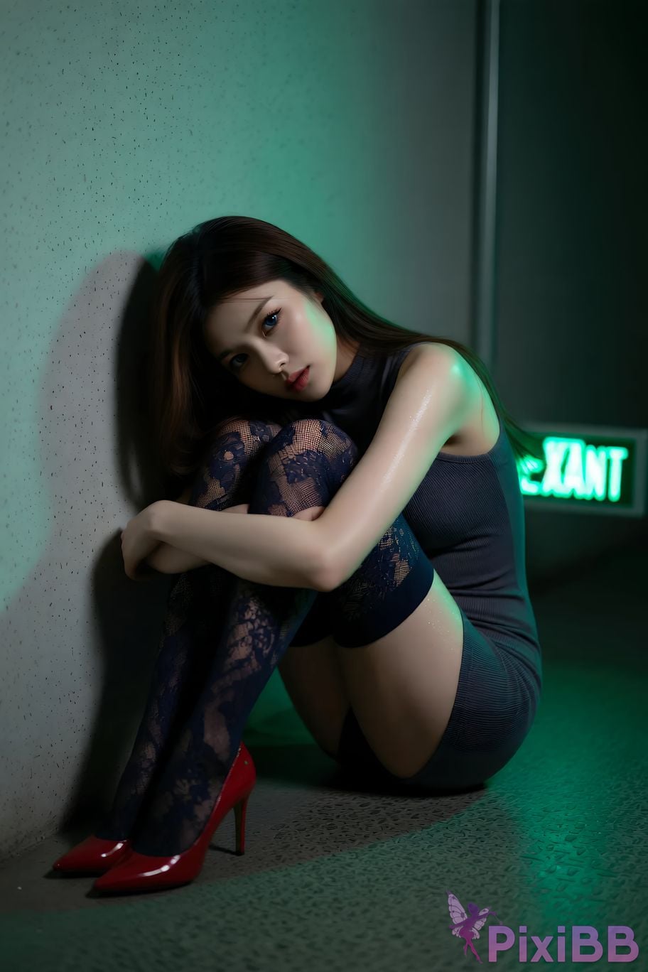 AIGirl luna telephone booth PixiBB.COM 030