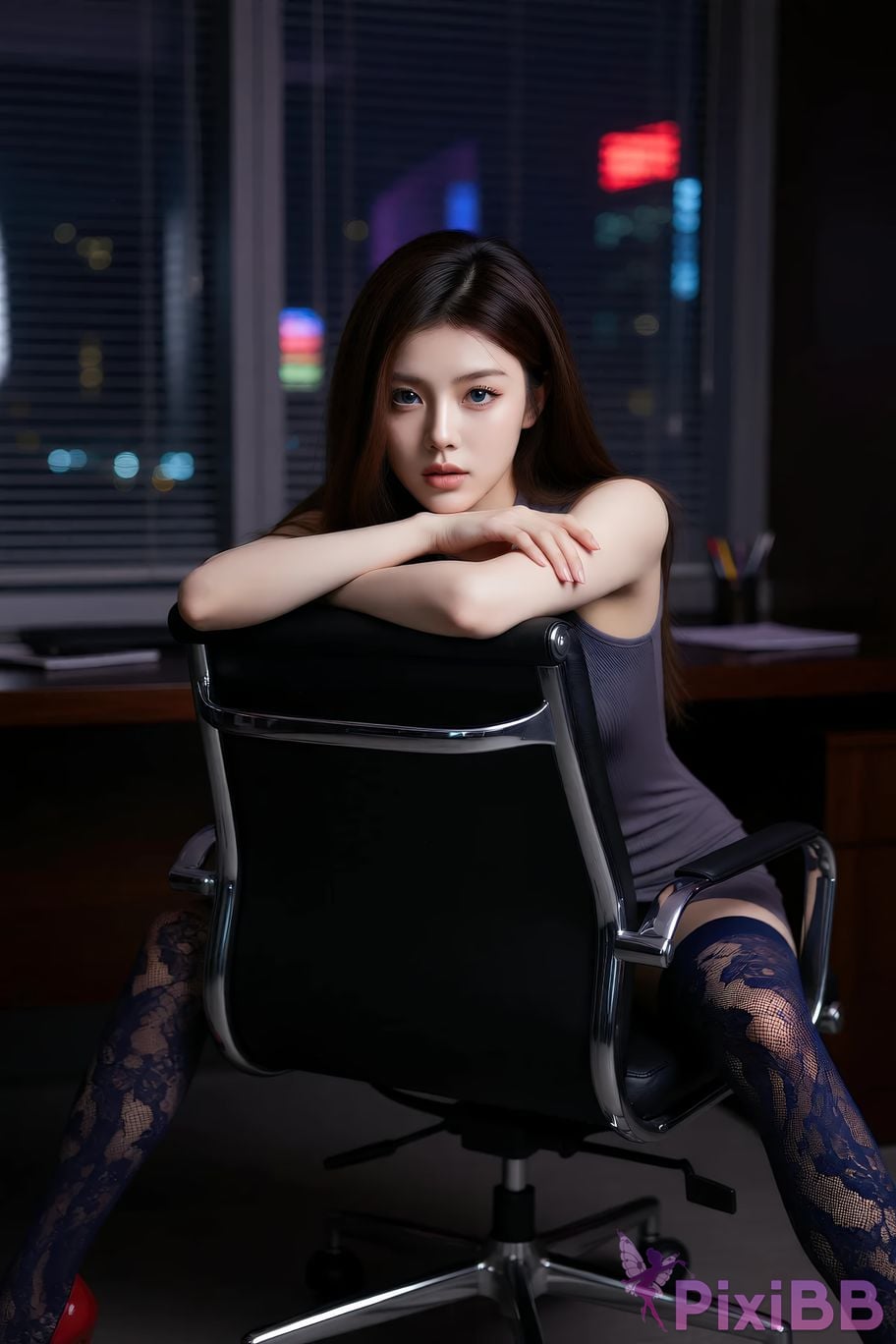 AIGirl luna telephone booth PixiBB.COM 033