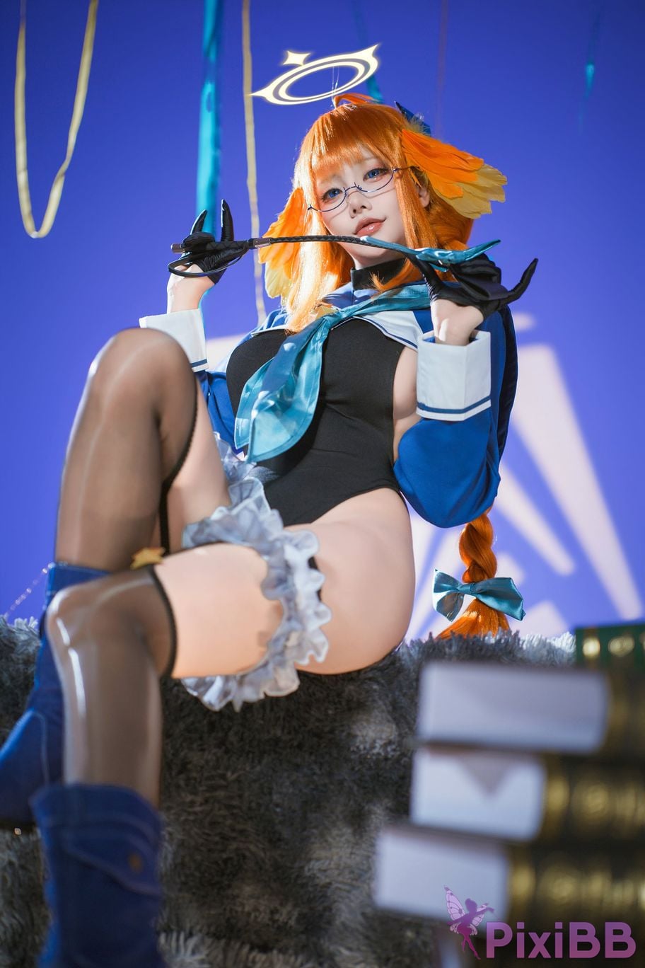 Cosplayer Is it a little bear Azure Files Shimiko Endo Evil female cadre PixiBB.COM 002