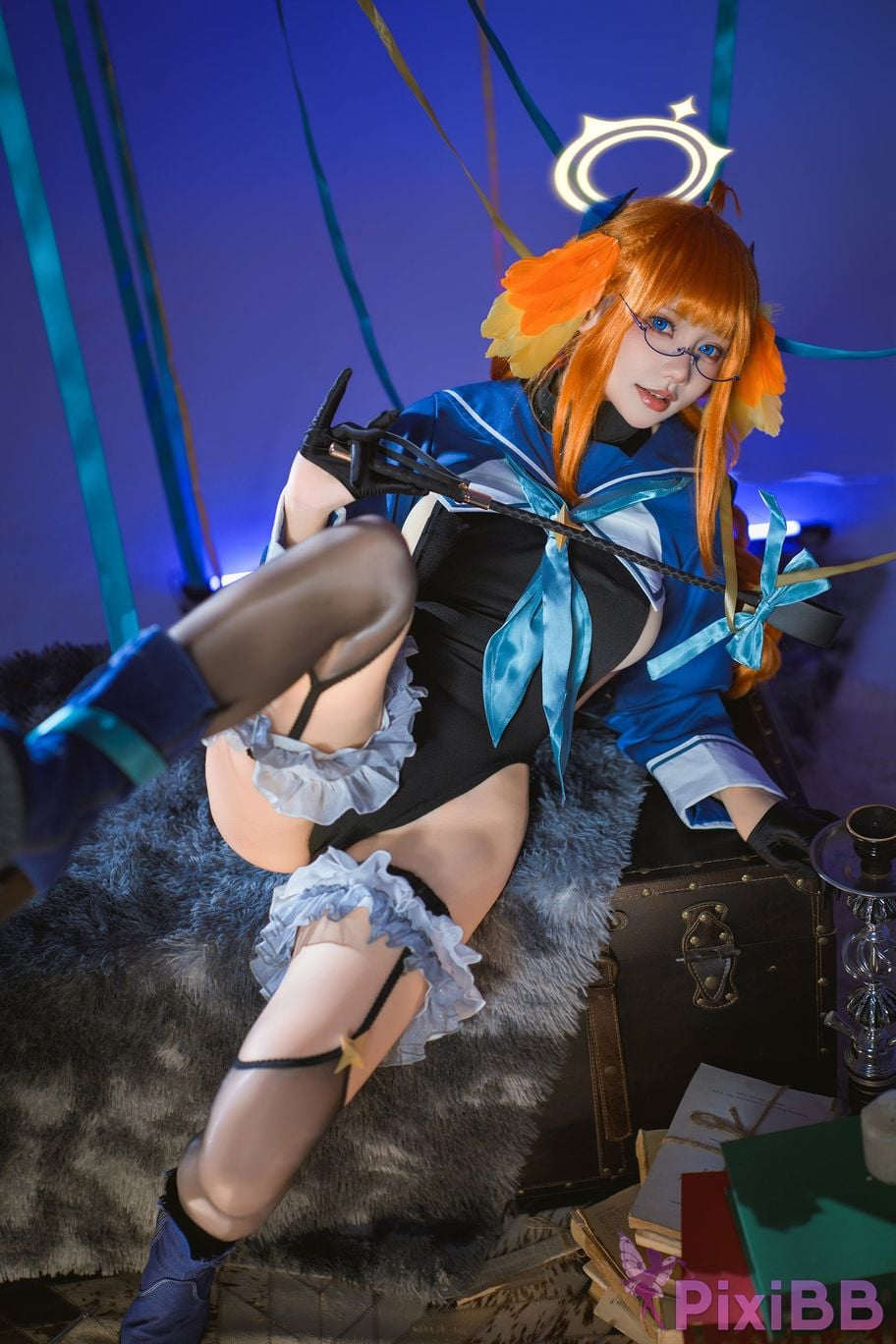 Cosplayer Is it a little bear Azure Files Shimiko Endo Evil female cadre PixiBB.COM 005