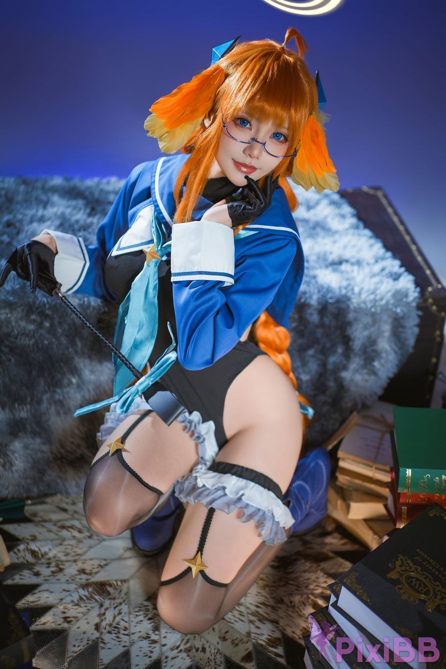 Cosplayer Is it a little bear Azure Files Shimiko Endo Evil female cadre PixiBB.COM 007