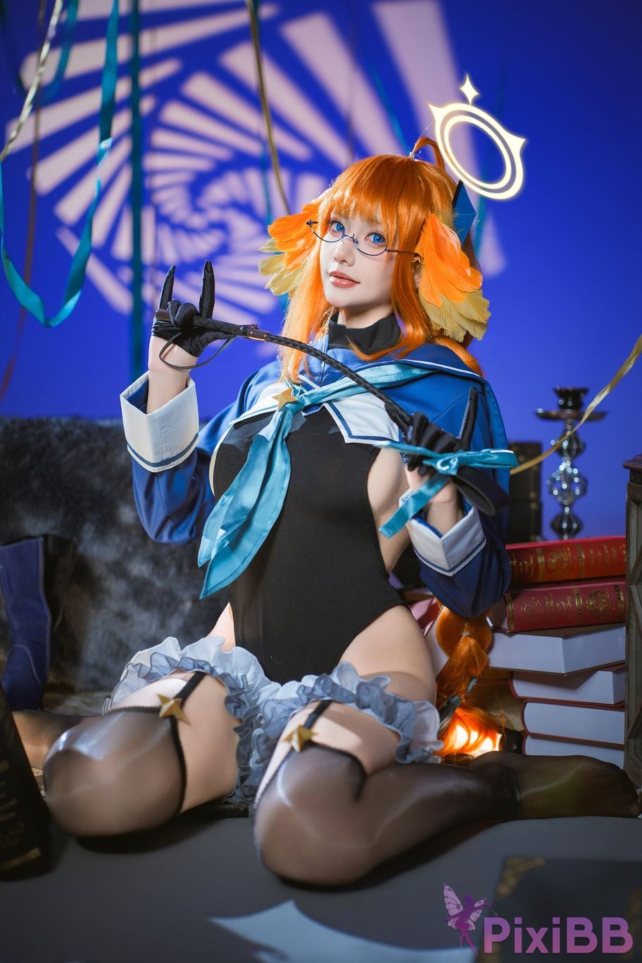 Cosplayer Is it a little bear Azure Files Shimiko Endo Evil female cadre PixiBB.COM 010