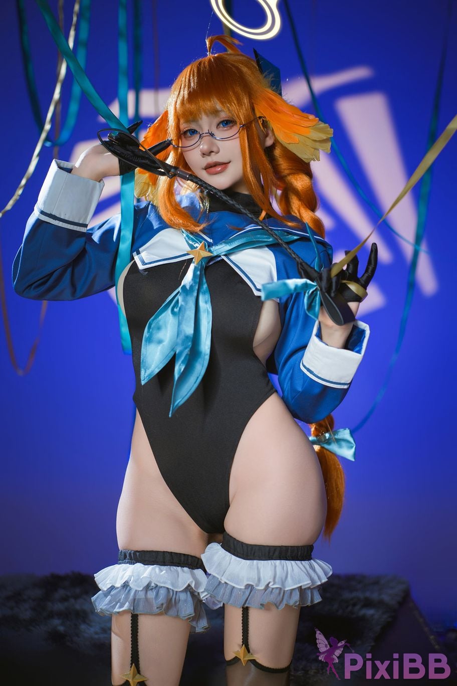 Cosplayer Is it a little bear Azure Files Shimiko Endo Evil female cadre PixiBB.COM 012