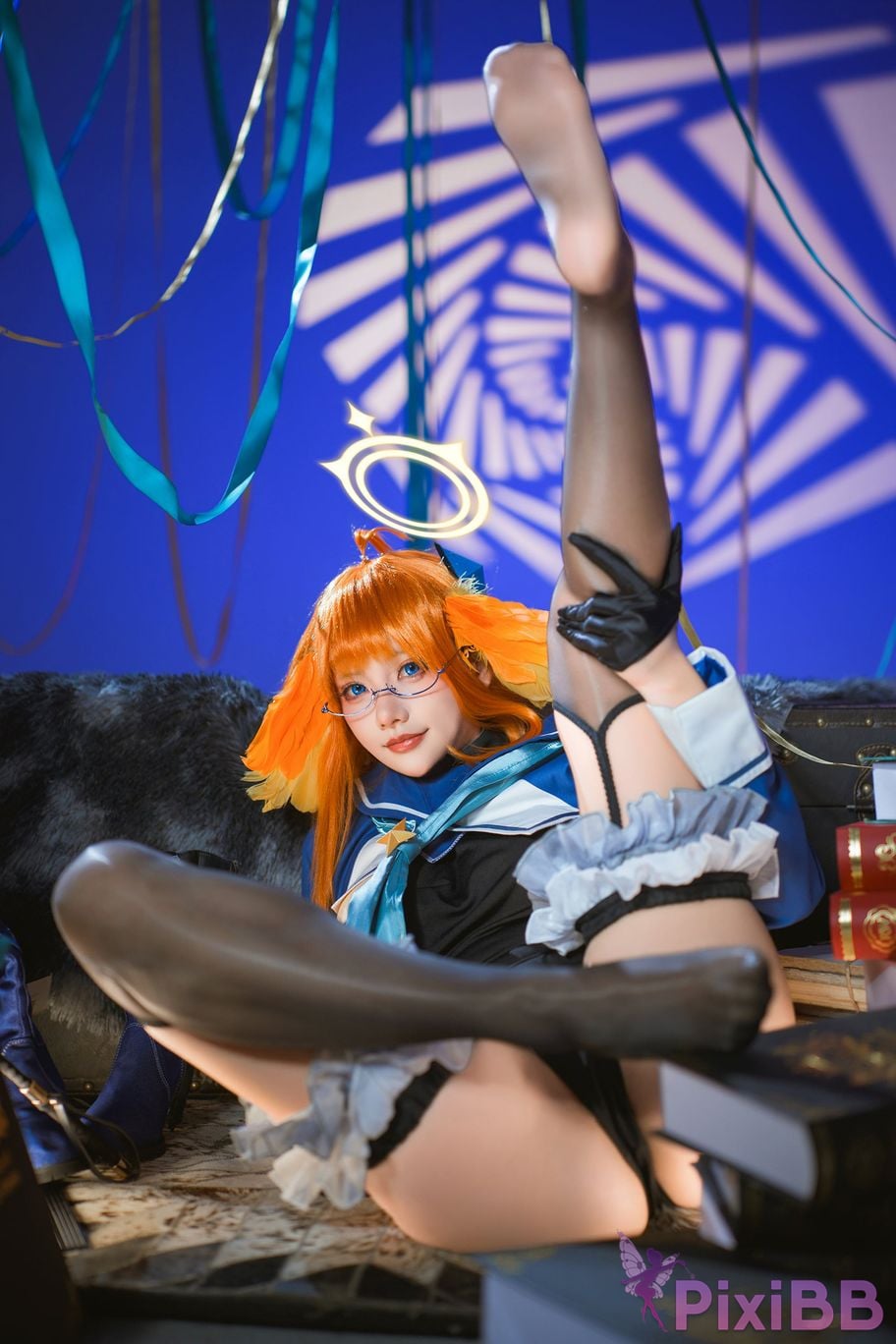 Cosplayer Is it a little bear Azure Files Shimiko Endo Evil female cadre PixiBB.COM 016