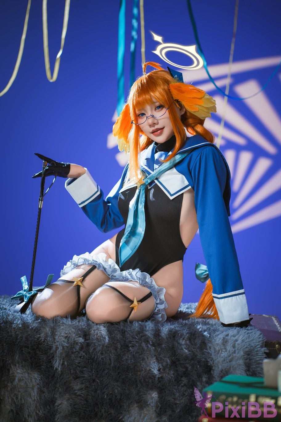 Cosplayer Is it a little bear Azure Files Shimiko Endo Evil female cadre PixiBB.COM 020