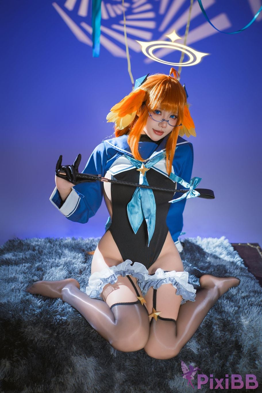 Cosplayer Is it a little bear Azure Files Shimiko Endo Evil female cadre PixiBB.COM 021