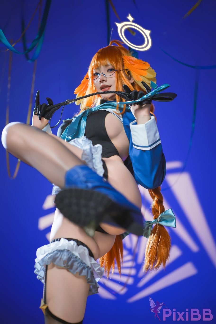 Cosplayer Is it a little bear Azure Files Shimiko Endo Evil female cadre PixiBB.COM 023