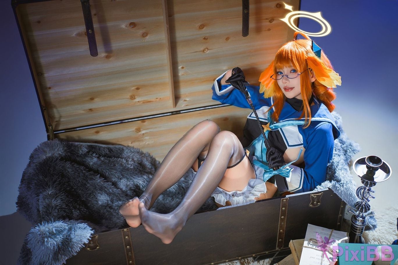 Cosplayer Is it a little bear Azure Files Shimiko Endo Evil female cadre PixiBB.COM 030