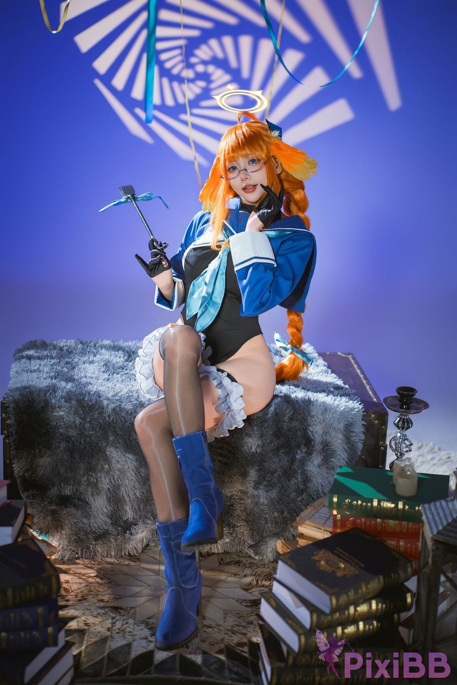 Cosplayer Is it a little bear Azure Files Shimiko Endo Evil female cadre PixiBB.COM 039