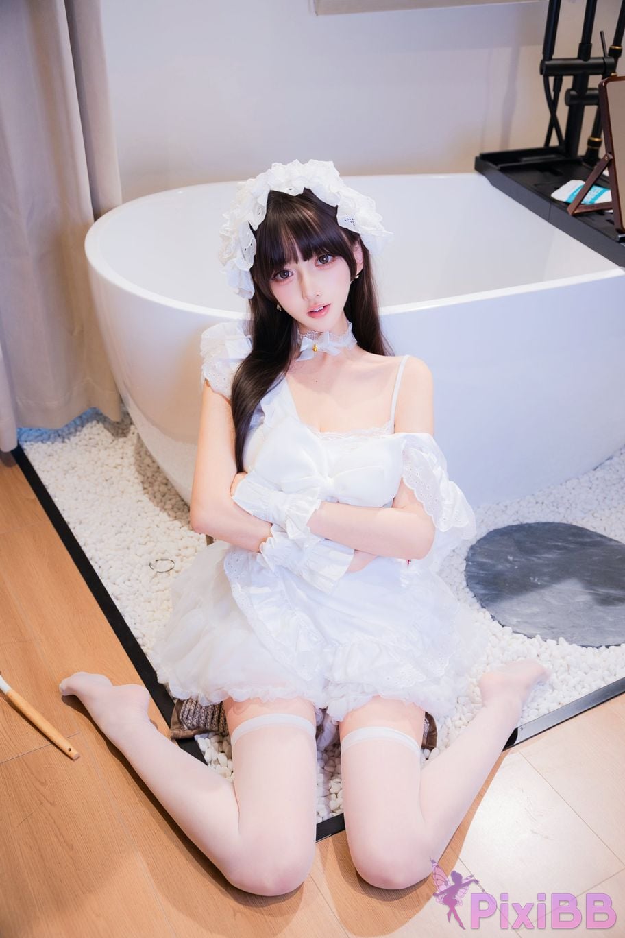 Cosplayer Expired rice noodles cook maid PixiBB.COM 001