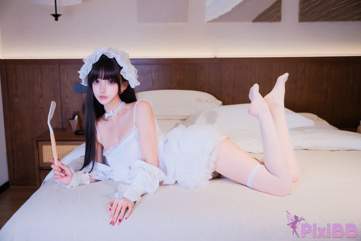 Cosplayer Expired rice noodles cook maid PixiBB.COM 011