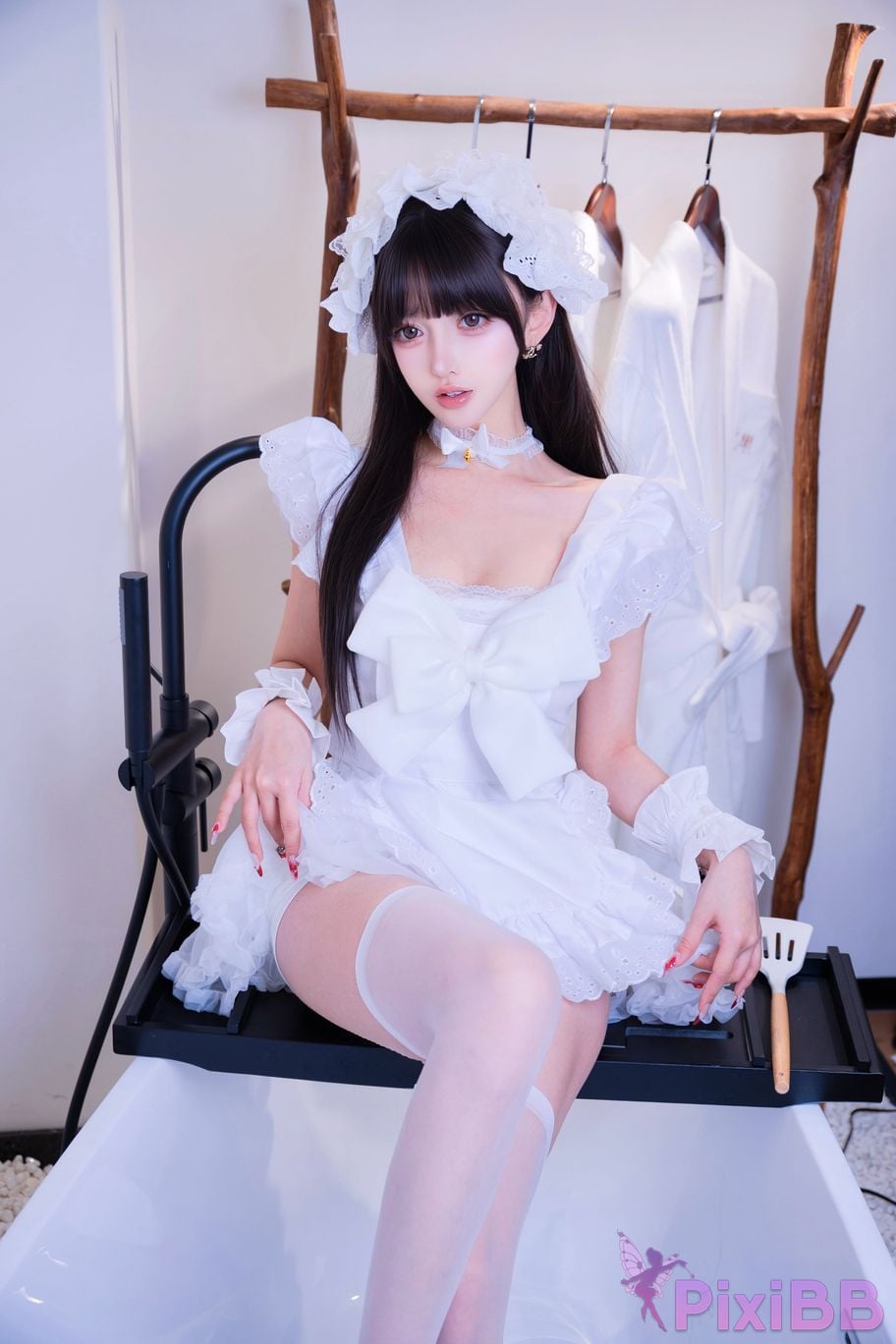 Cosplayer Expired rice noodles cook maid PixiBB.COM 017