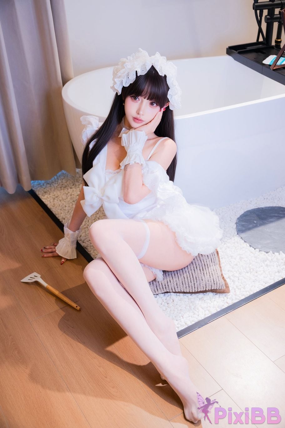 Cosplayer Expired rice noodles cook maid PixiBB.COM 018