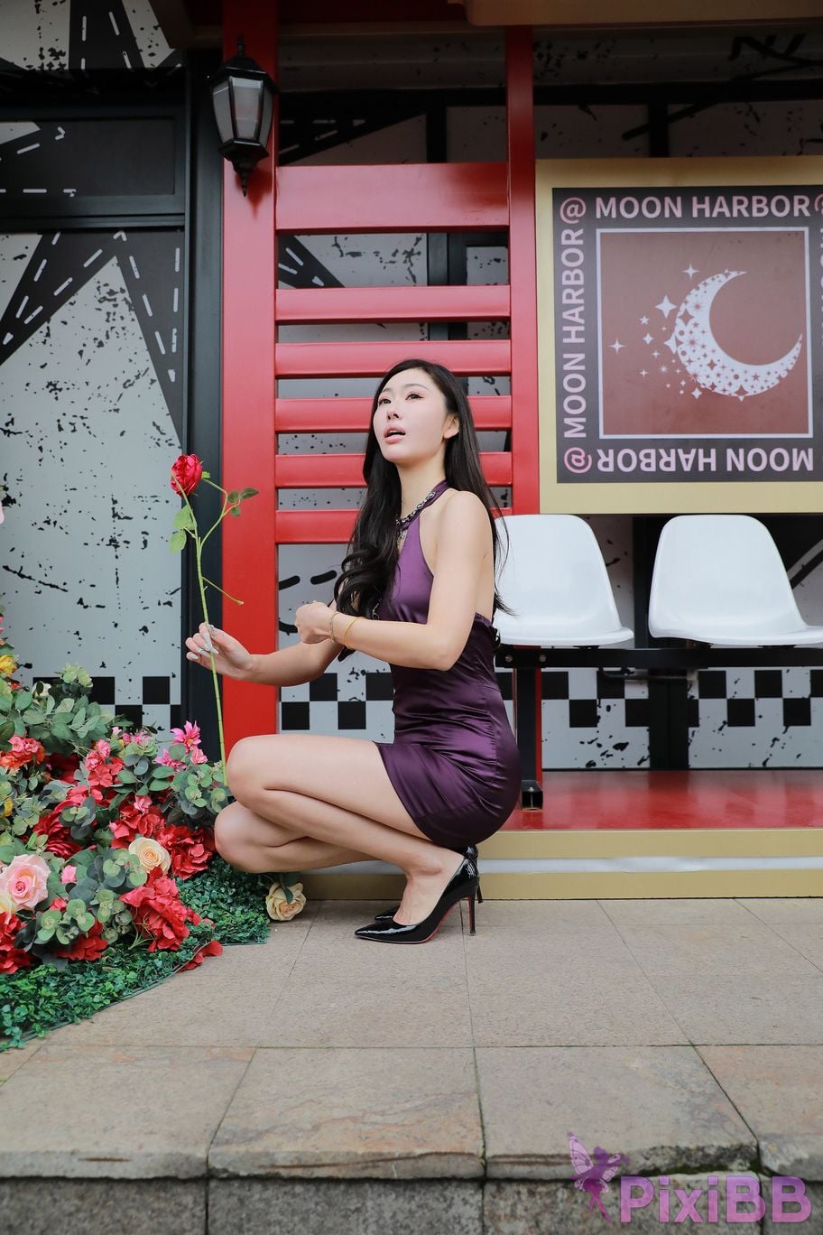 Featured Street Photography Works No.5438 Purple hip skirt PixiBB.COM 149