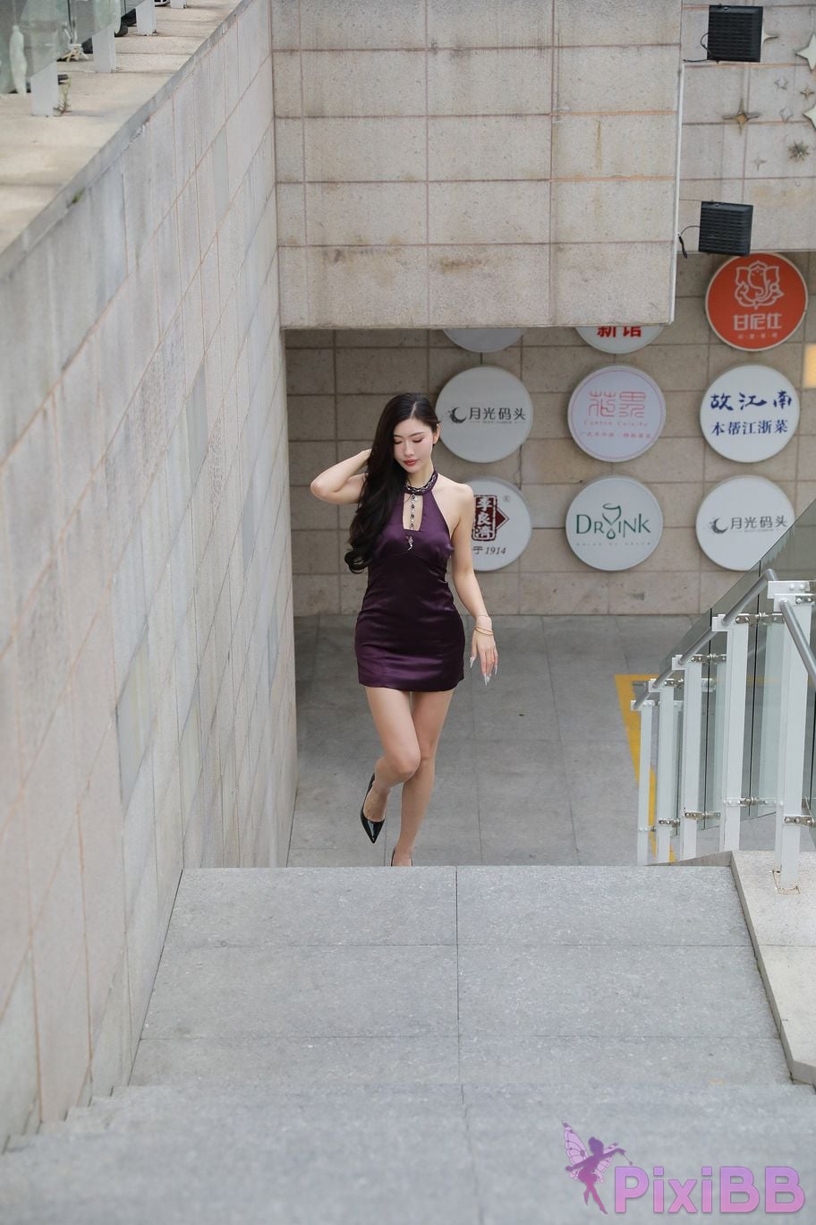 Featured Street Photography Works No.5438 Purple hip skirt PixiBB.COM 206