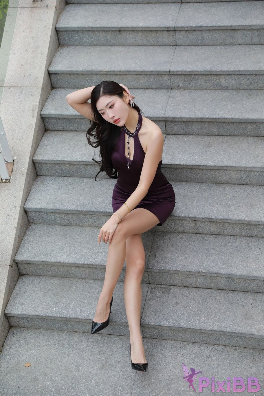 Featured Street Photography Works No.5438 Purple hip skirt PixiBB.COM 231