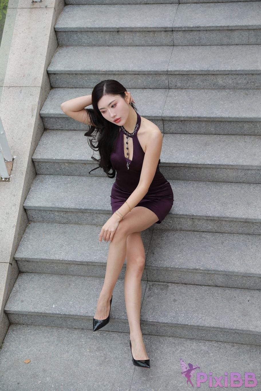 Featured Street Photography Works No.5438 Purple hip skirt PixiBB.COM 232