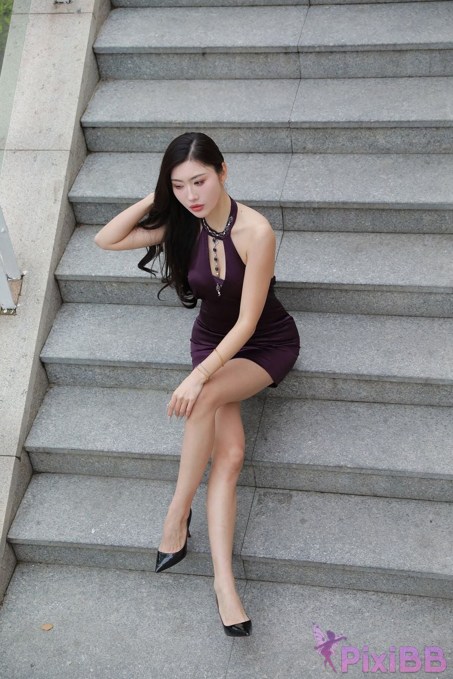 Featured Street Photography Works No.5438 Purple hip skirt PixiBB.COM 233