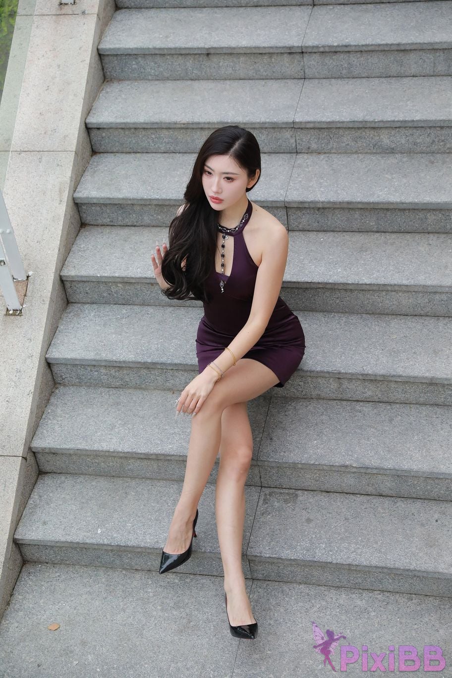 Featured Street Photography Works No.5438 Purple hip skirt PixiBB.COM 236