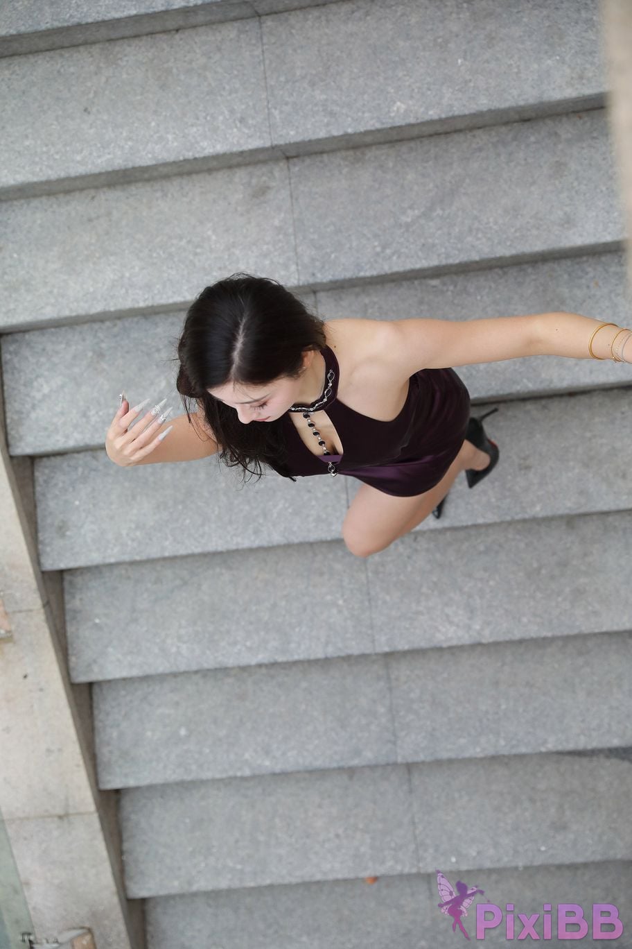 Featured Street Photography Works No.5438 Purple hip skirt PixiBB.COM 242