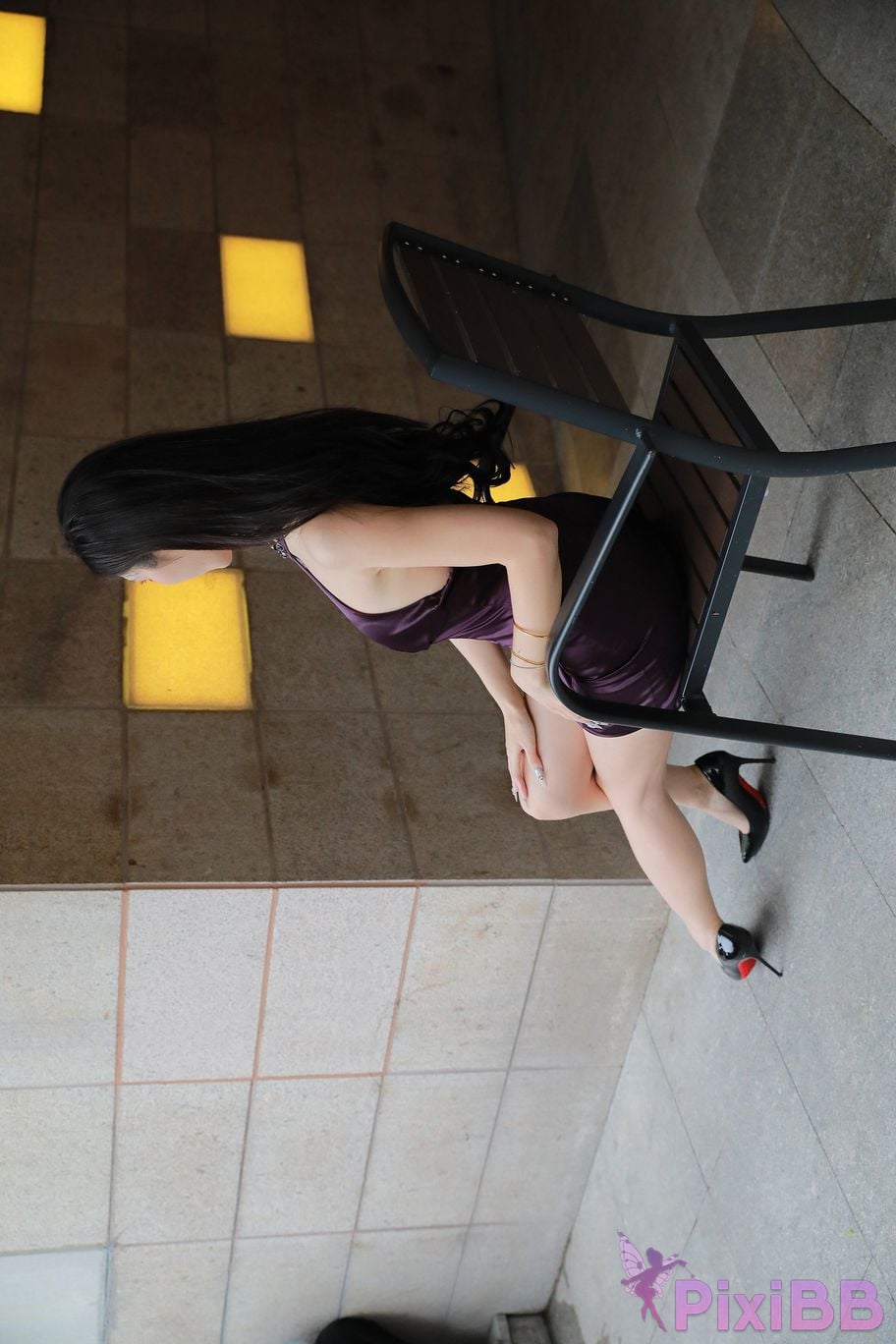 Featured Street Photography Works No.5438 Purple hip skirt PixiBB.COM 390