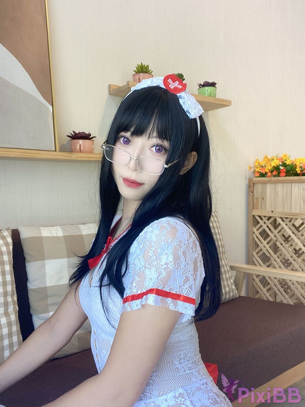 Cosplay Money Cold White Net Nurses Covers PixiBB.COM 005