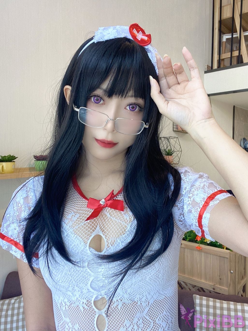 Cosplay Money Cold White Net Nurses Covers PixiBB.COM 026