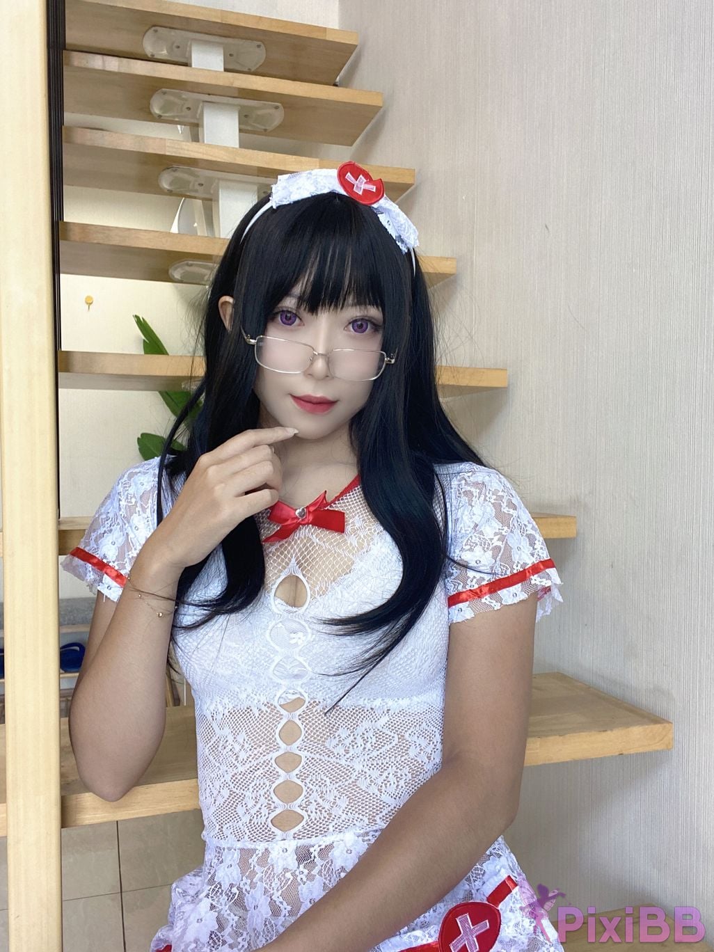 Cosplay Money Cold White Net Nurses Covers PixiBB.COM 043