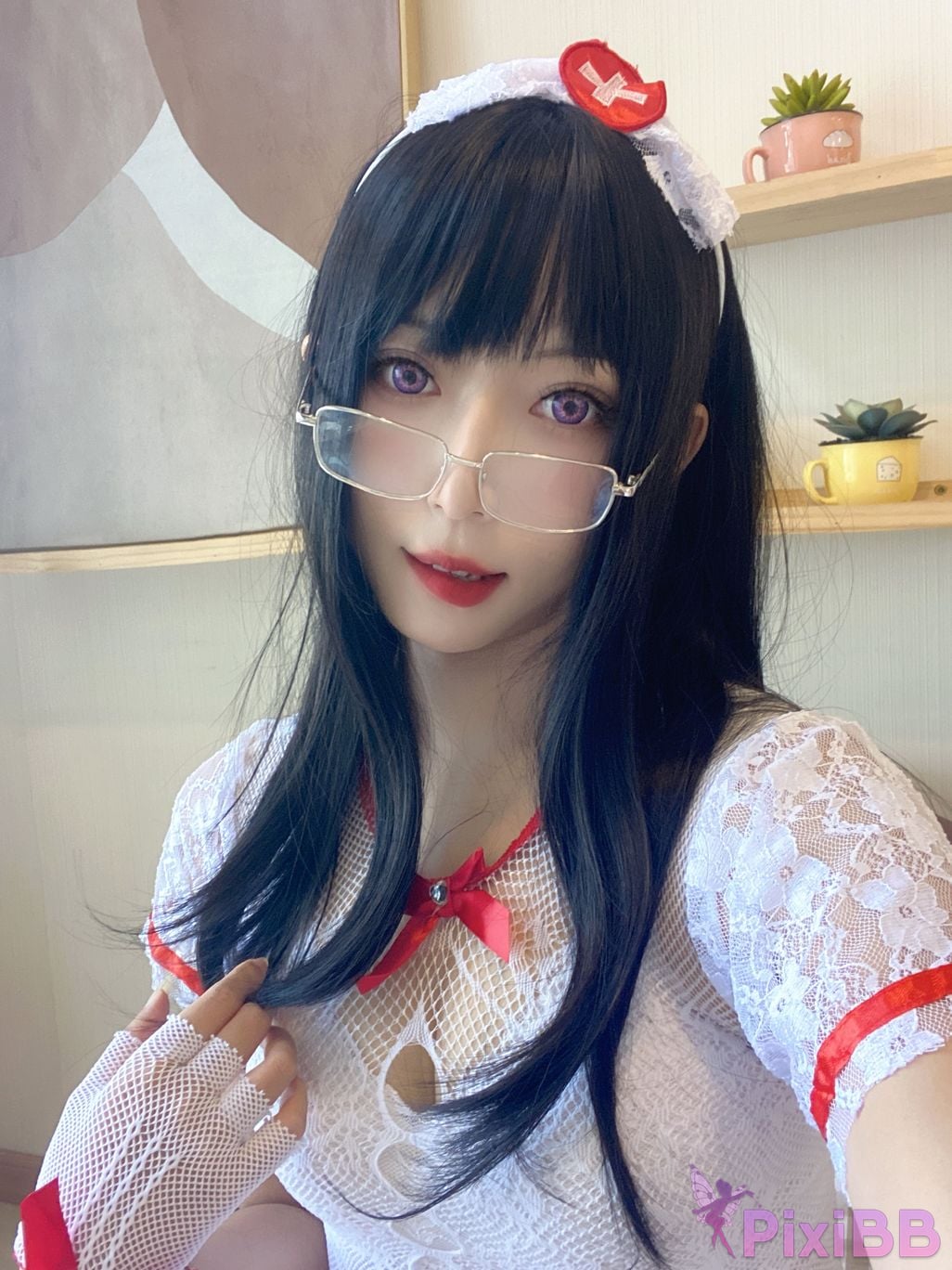 Cosplay Money Cold White Net Nurses Covers PixiBB.COM 046