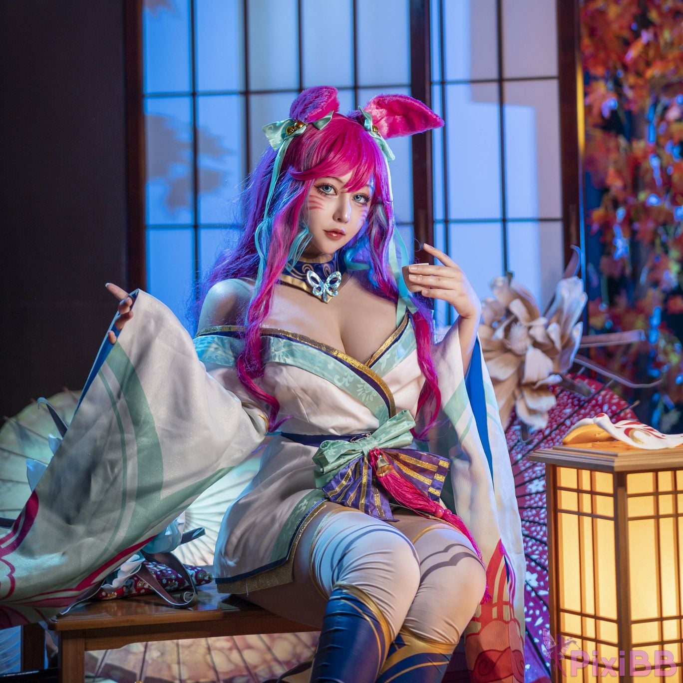 Kaneko 咔喵 Spirit Blossom Ahri PixiBB.COM 12