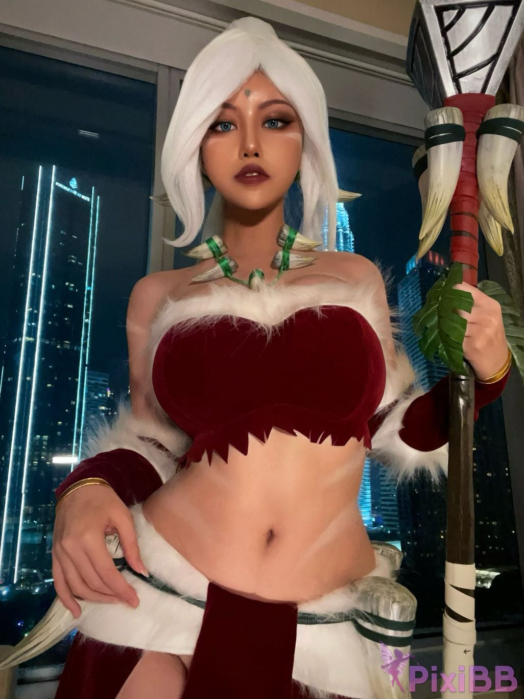 Ain Nguyen Snow Bunny Nidalee PixiBB.COM