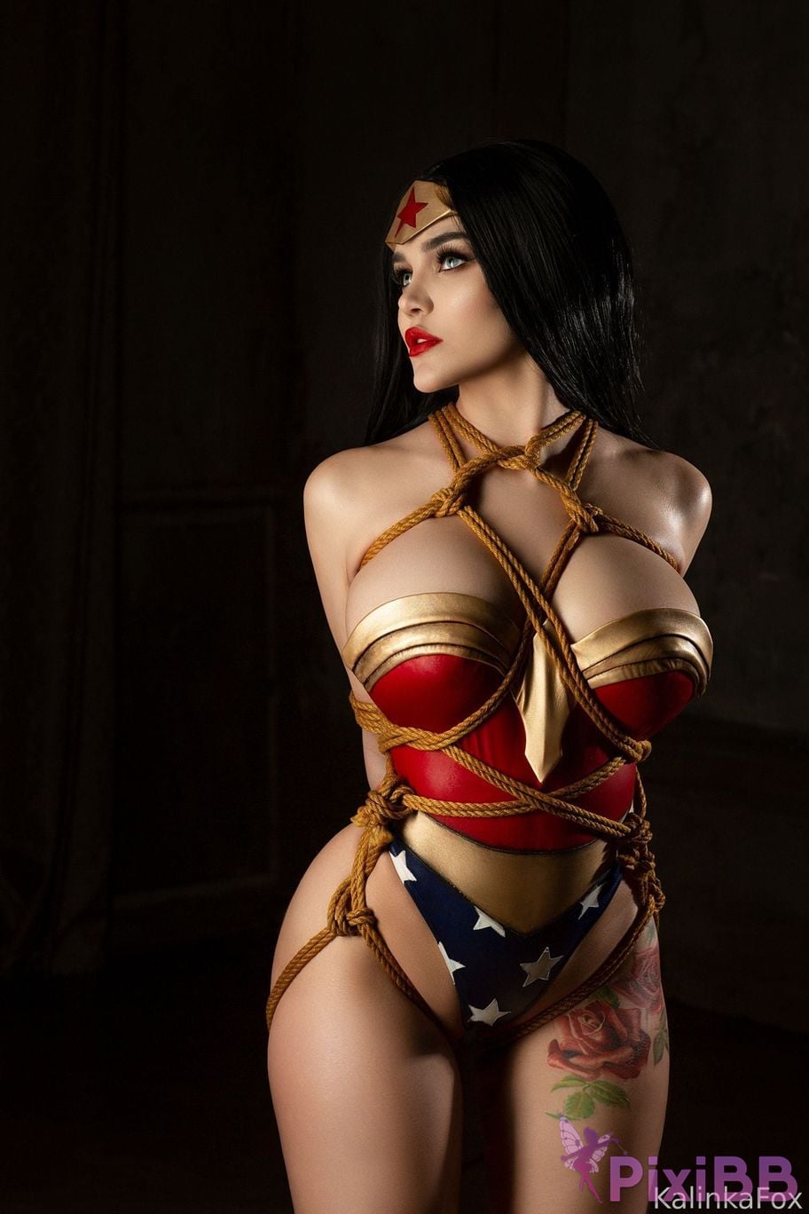 Kalinka Fox Wonder Woman Shibari PixiBB.COM 18