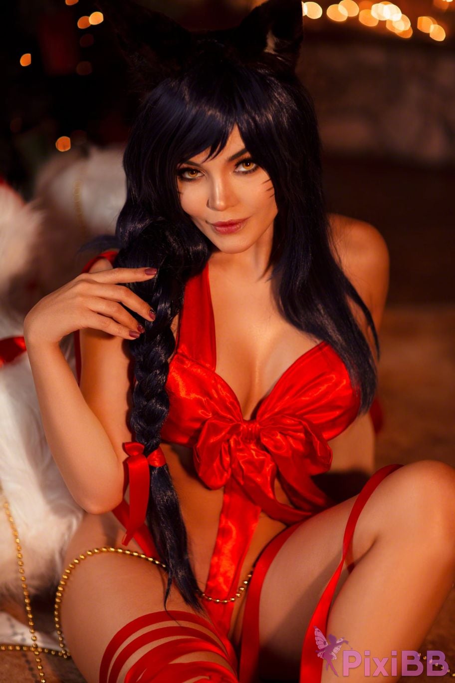 Kalinka Fox Ahri Xmas PixiBB.COM 6