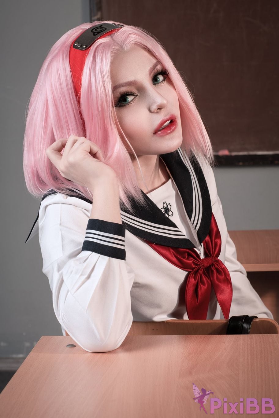 Kalinka Fox Sakura JK Uniform PixiBB.COM 12