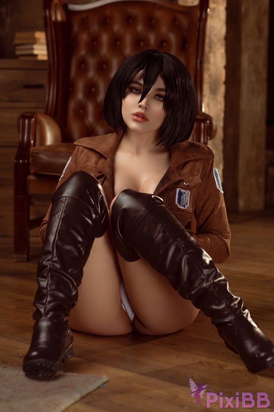 Kalinka Fox Mikasa Ackerman PixiBB.COM 18